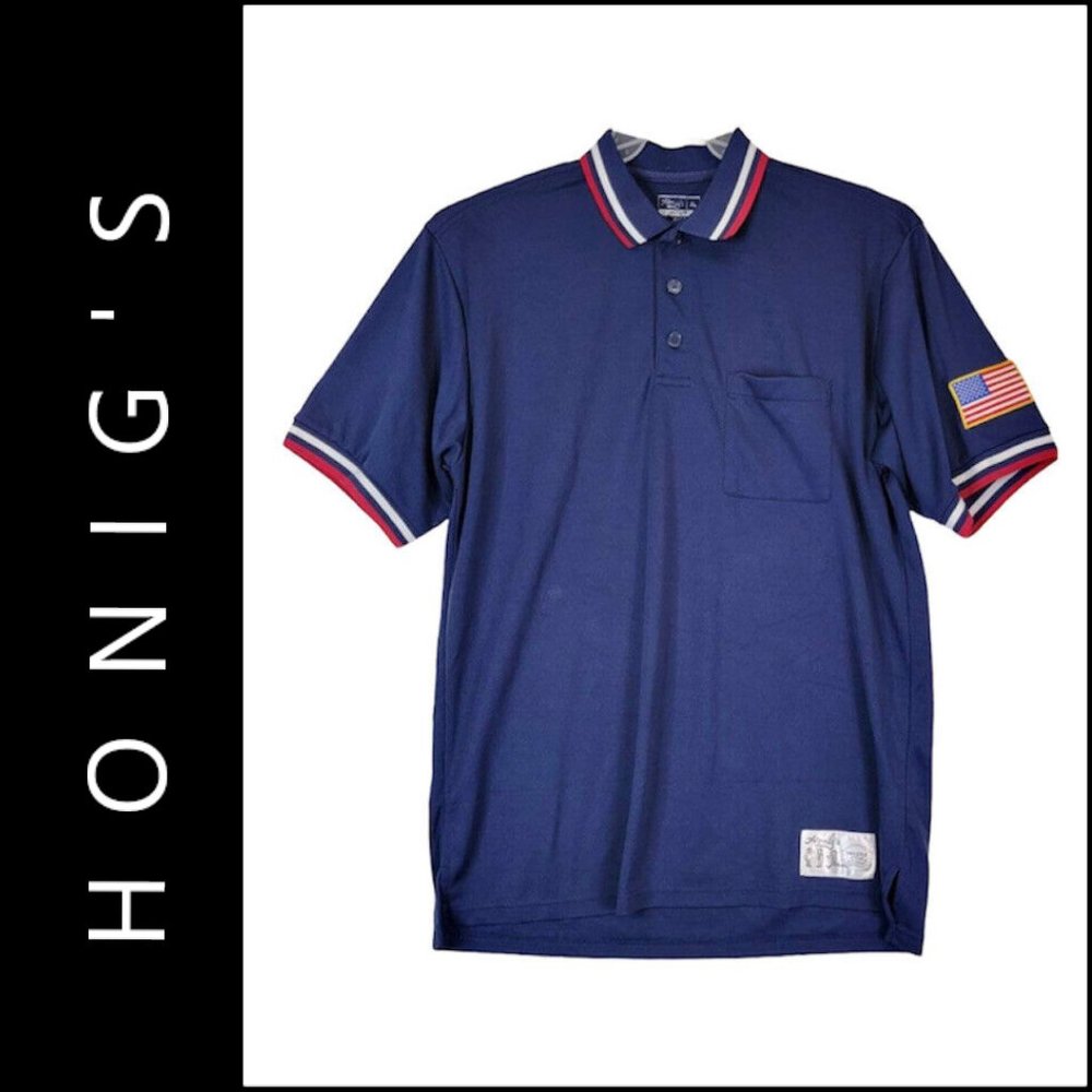 Honig's Men Short Sleeve Polo Shirt Size XL Blue